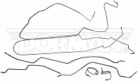 DORMAN 919237 Preformed Brake Line
