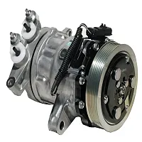 DENSO 4717026 New Compressor W Clutch