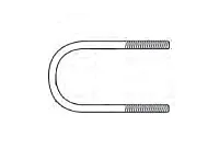 DEXTER AXLE 01106501 U-Bolt 9/16-18 7.80 Long For 3.50