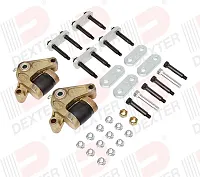 DEXTER AXLE K7166000 E-Z Flex Tandem De 013-143-03 6000