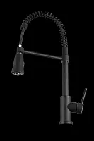 DURA FAUCET DFNMK504MB Spring Coil Pull-Down Rv Kitchen Fa