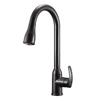 DURA FAUCET DFNMK508VB Sngl Handle Pull Dn Kitchen Ven Brz