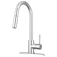 DURA FAUCET DFNMK530CP Pull-Down Rv Kitchen Faucet - Chrom