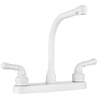DURA FAUCET DFPK210CWT Hi-Rise Rv Kitchen Faucet