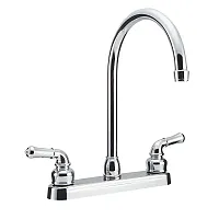 DURA FAUCET DFPK330HCC J-Spout Rv Kitchen Faucet Chrom Pol