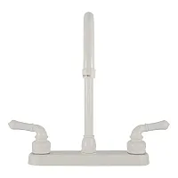 DURA FAUCET DFPK330HCW J-Spout Rv Kitchen Faucet White