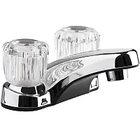 DURA FAUCET DFPL700ACP Lav W/Crystal Scrm Pol
