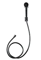 DURA FAUCET DFSA130MB Rv Shower Head & Hose - Matte Black