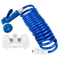 DURA FAUCET DFSA186WT Ext Spray Faucet Wh/Blu