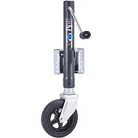 DUTTON 22210 1500 Lb Swivel Jack 8&#039; Wheel Black