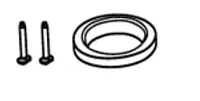 DAVE CARTER 50015 Th28971 Closet Bolt Kit White