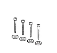 DAVE CARTER 50574 38066 Bolt Pkg S+ White Srvc Kit