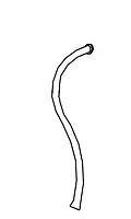 DAVE CARTER 50672 Nr622390 Drain Tube Assy