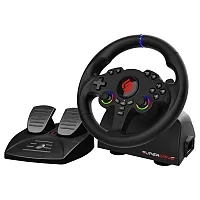 Subsonic Sa5720-2 Superdrive 220 Rs-5 Racing Wheel With Pedal Set And Dual Led S