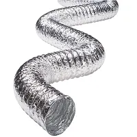 DEFLECTO FM0450 Aluminum Flex Ducting, 50 ft