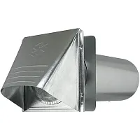DEFLECTO GVH4 4" Galvanized Vent Hood