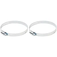 Deflecto Mcx4 4" - 4-1/2" Worm Drive Clamp, 2 Pk