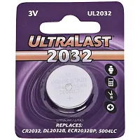 Ultralast Ul2032 Ul2032 Cr2032 Lithium Coin Cell Battery