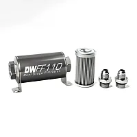 DEATSCHWERKS 03110010K8 -8An 10 Micron 110Mm In-Line Fuel