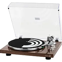 Dayton Audio Tt-1Btwwood 2-Speed Belt-Drive Automatic Turntable With Bluetooth,