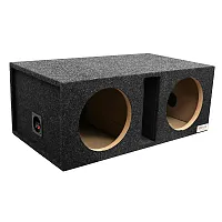 Atrend Pro-Series Dual 10??? Vented-Divided Subwoofer Enclosure ??? Charcoal Car