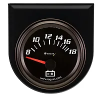 EQUUS E6268 Gauge Voltmeter 2&#039; 8-18V 90 Swe