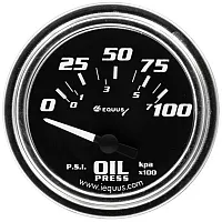 EQUUS E7264 Gauge Oil Pressure 2' 90 Degree