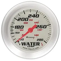 EQUUS E8442 Gauge Water Temp 2-5/8&#039; 130-280