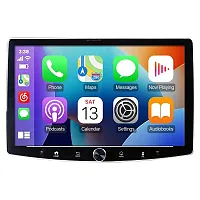 Elite Car Audio Single Din 360 Degree Swivel 10.1&quot; Am/Fm/Bt Wireless Carplay & A