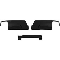 ECOOLOGICAL BK1001 Gloss Black Bumper Overlay No Senso