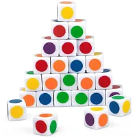 Color Dot Dice, 25-pack EDIC-001
