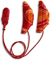 Ear Gear Cochlear Corded (Binaural) | Orange-Red 55947