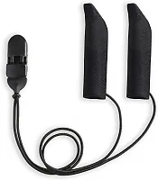 Ear Gear FM Corded (Binaural) | 2"-3" Hearing Aids | Black 55784
