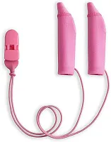 Ear Gear FM Corded (Binaural) | 2"-3" Hearing Aids | Pink 55791