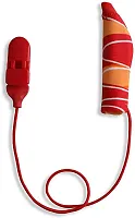 Ear Gear FM Corded (Mono) | 2"-3" Hearing Aids | Orange-Red 55767