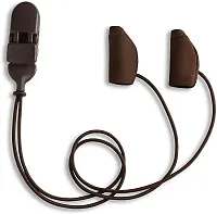 Ear Gear Micro Corded (Binaural) | Up to 1" Hearing Aids | Brown 56354