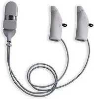 Ear Gear Mini Corded Eyeglasses | Grey 57077