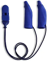 Ear Gear Original Corded (Binaural) | 1.25"-2" Hearing Aids | Blue 55729