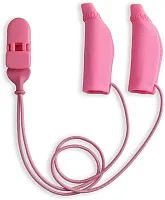 Ear Gear Original Corded (Binaural) | 1.25"-2" Hearing Aids | Pink 55731