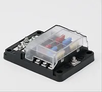EGIS MOBILE 8025 Rt Fuse Block 6 Pos W/Ground & Led