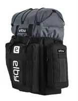 ELBY BIKES E08151 Pannier Bag Blk W/Whte Logo