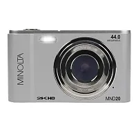 Minolta Mnd20-S Mnd20 16X Digital Zoom 44 Mp/2.7K Quad Hd Digital Camera (Silver