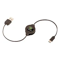 Retrak Etesucam Retractable Usb-C To Usb-A Cable