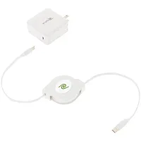 Retrak Etchgnbc61 61-Watt Usb-C Notebook Charger With Retractabl