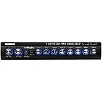 Audiopipe 7 Band Graphic Equalizer With Hi/Lo Converter  (9V Line Driver)