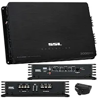 Sounstorm Mosfet 2Ch 2000W Power Amplifier Remote Woofer Level C