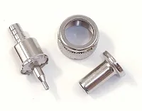 Everhardt Evpl59 Pl259 Crimp On Connector For Rg59 Coax - 10 Pac