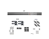 EXPOSED RACK 8007663BK Sld(2)48&#039;Bk+B100+Z226