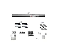EXPOSED RACK 8007670BK Sld(2)40&#039;Bk+B040+Z226