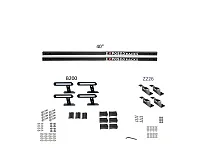 EXPOSED RACK 8007680BK Sld(2)40&#039;Bk+B200+Z226